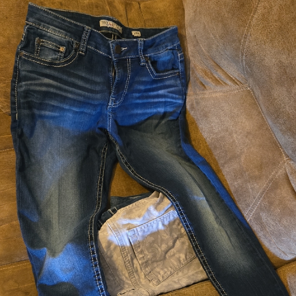 BKE Dark Blue Skinny Jeans